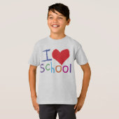 T-shirt École des enfants que j'aime (Devant entier)