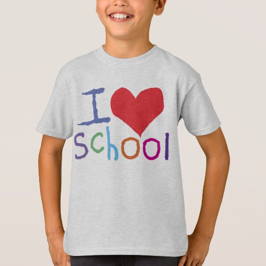 T-shirt École des enfants que j'aime (Devant)