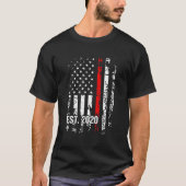T-shirt École des pompiers de la fin de l'année 2020 Exa (Devant)