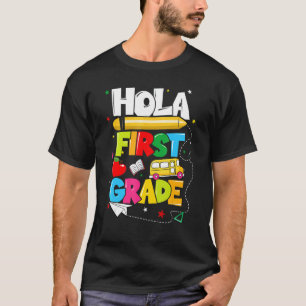 T-shirt École d'espagnol de première année Hola