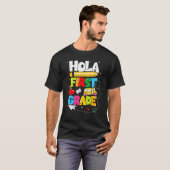 T-shirt École d'espagnol de première année Hola (Devant entier)