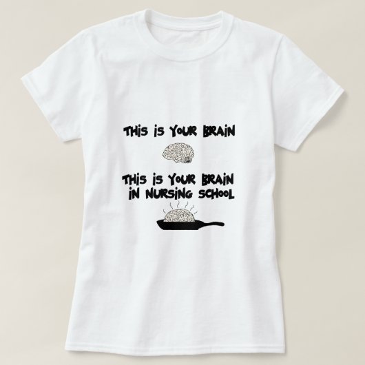 T-shirt École d'infirmières (Design devant)