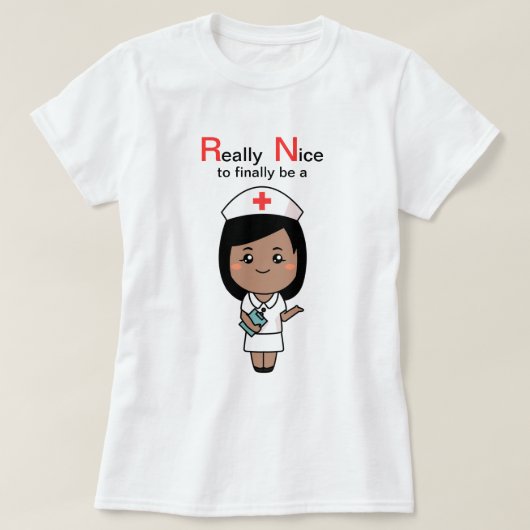 T-shirt École d'infirmières (Design devant)