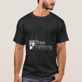 T-shirt École D'Ingénierie De Penn Quakers (Devant)