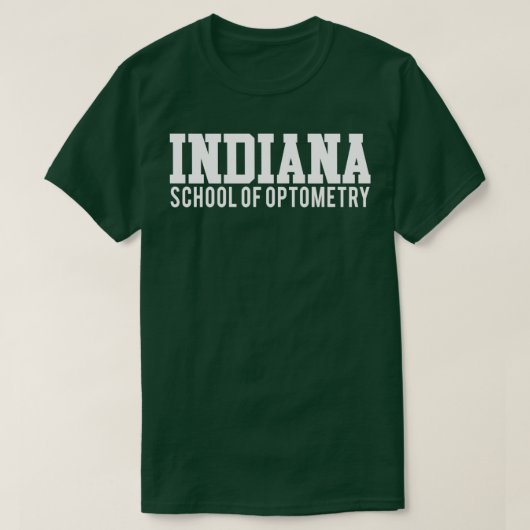 T-shirt École d'optométrie Indiana 1 (Design devant)
