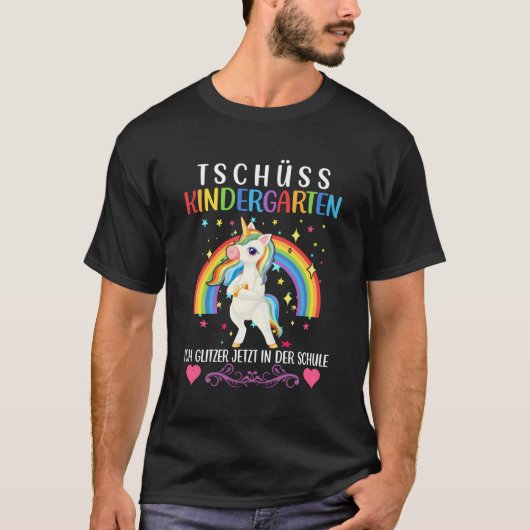T-shirt École élémentaire de Bye Kindergarten Unicorn Scho (Devant)