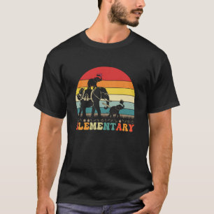 T-shirt École Élémentaire Éléphant Drôle Retour à l'École