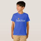 T-shirt École élémentaire virtuelle de Floride Jeunesse (Devant entier)