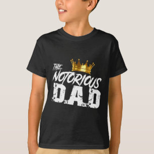 T-shirt École Funny Hip Hop Fête des Pères Notorious Papa