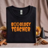 T-shirt École halloween Boo enseignant typographie orange