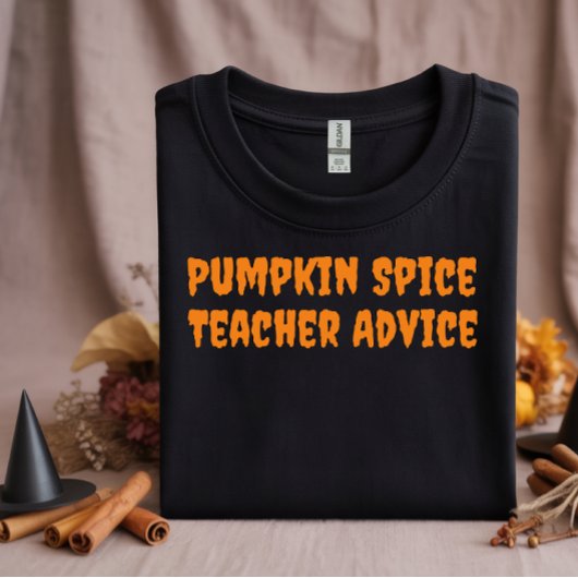 T-shirt École halloween humour professeur conseil typograp