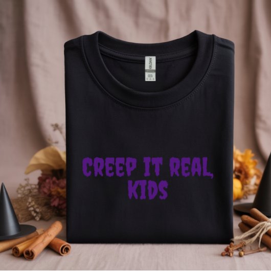 T-shirt École halloween humour professeur typographie oran