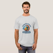 T-shirt École Hello Summer Beach (Devant entier)