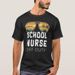 T-shirt École Infirmière hors service Lunettes de soleil P