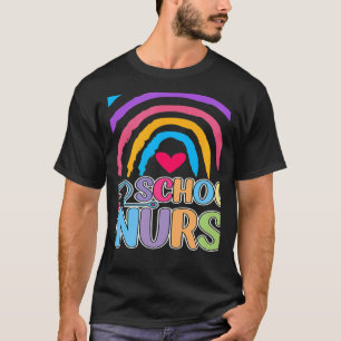 T-shirt École Infirmière Rainbow Nurse Week 2022 Retour À