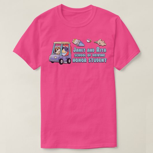 T-SHIRT ÉCOLE JANET ET RITA (Design devant)