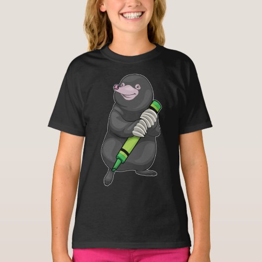 T-shirt École Mole Pupil Crayon (Devant)