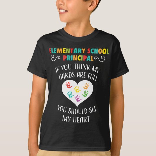 T-shirt École primaire Principal Appréciation Cadeau Enten (Devant)