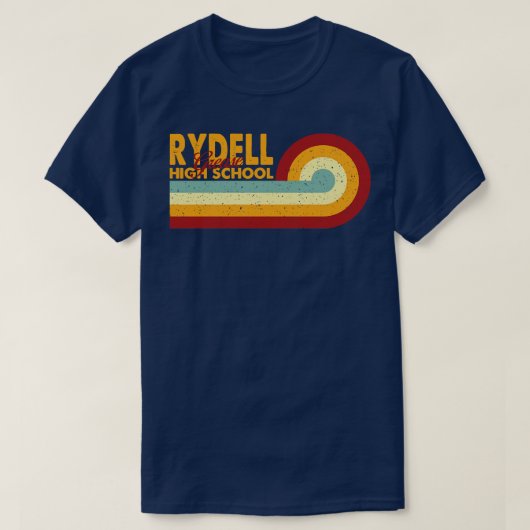 T-shirt École secondaire Retro Vintage Rydell (Design devant)