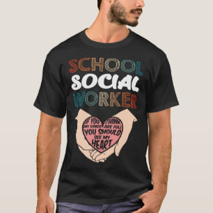 T-shirt École travailleur social travailleur social école 