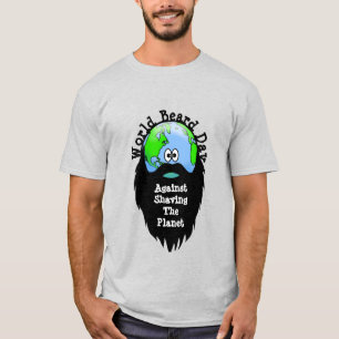 T-shirt écologiste de la journée de la barbe