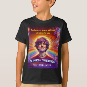 T-shirt Économie avec le TDAH*Embrassez votre TDAH unique