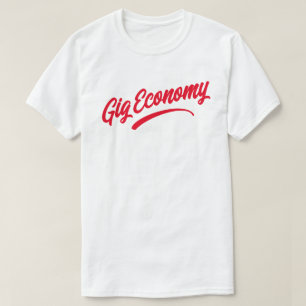 T-shirt économie Gig