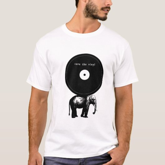 T-shirt économie-le-vinyle (Devant)