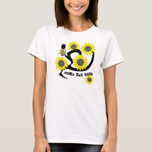 T-shirt Économies de tournesol que les abeilles piquent