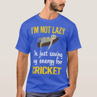 T-shirt Économiser De L'Énergie Pour Le Cricket