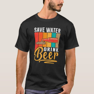 T-shirt Économisez de l'eau Boire de la bière Bière Boire