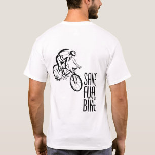 T-shirt Économisez le vélo carburant