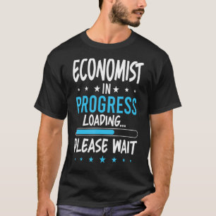 T-shirt Économiste en cours