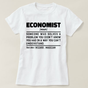 T-shirt Économiste Noun Économie Cool Diplômée Funny Stude