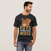 T-shirt Écorce Rodent Noix Chipmunk (Devant entier)