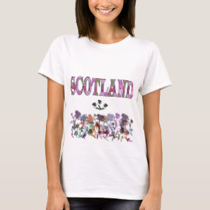 T-shirt écossais de chardon