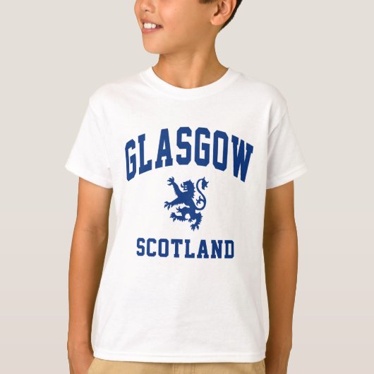 T-shirt Écossais de Glasgow (Devant)