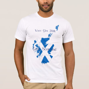 T-shirt écossais de l'indépendance
