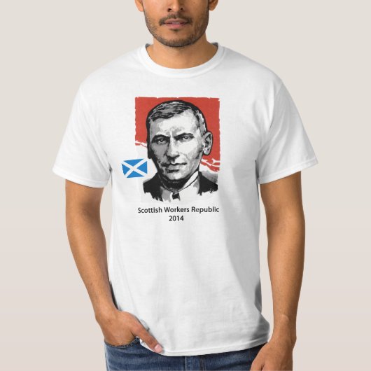 T-shirt écossais de l'indépendance de John Maclean (Devant)