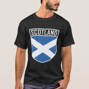 T-shirt Écossais Football Fan Scottish Flag Sports