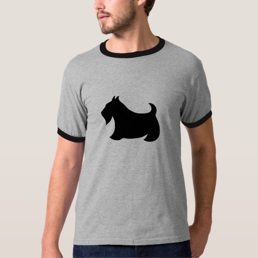 T-shirt écossais Terrier Scotty Chien Top Cadeau (Devant)