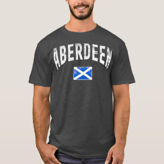 T-shirt ÉCOSSE ABERDEEN AVEC DRAPEAU ÉCOSSE Distortie