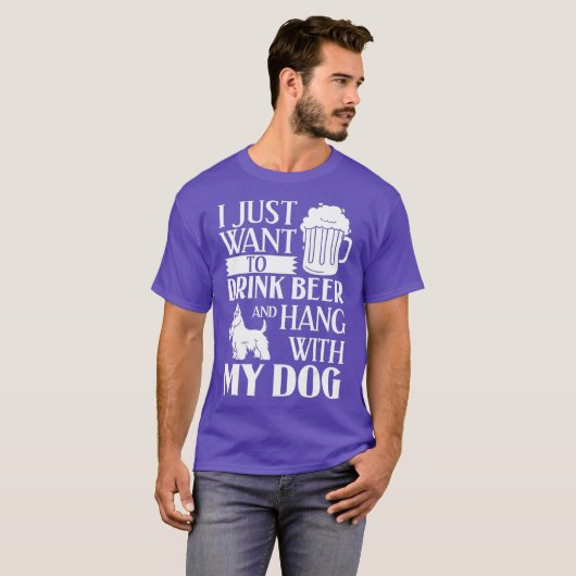 T-shirt Écosse Chien Chien Chien Chien Chien Chien Chien C (Devant entier)