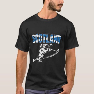 T-shirt Écosse Maillot de Hockey sur Glace Équipe de Hocke