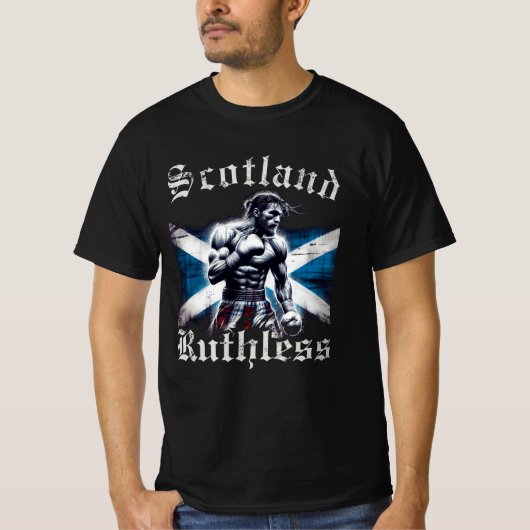 T-shirt Écosse sans pitié  (Devant)