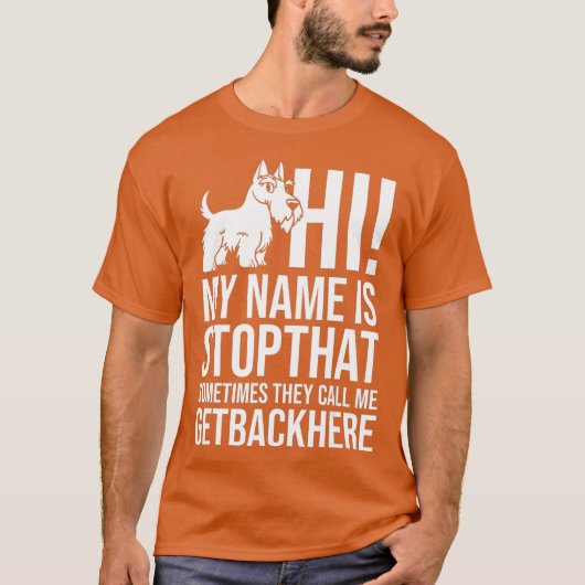 T-shirt Écosse Terrier Chien Chien Chien Chien Chien Chien (Devant)