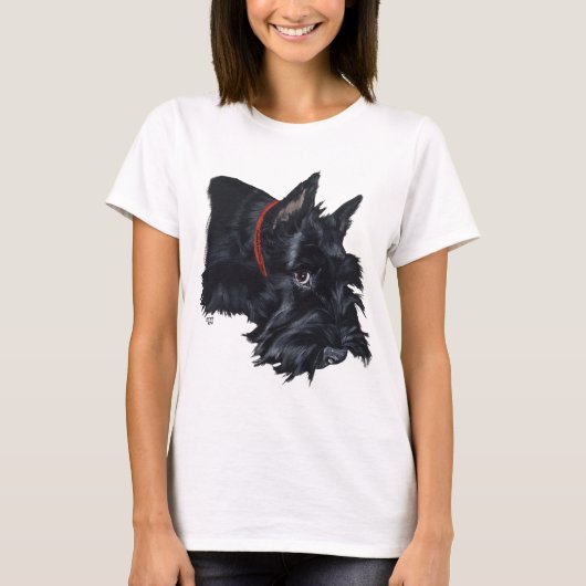 T-shirt Ecosse Terrier Repose (Devant)