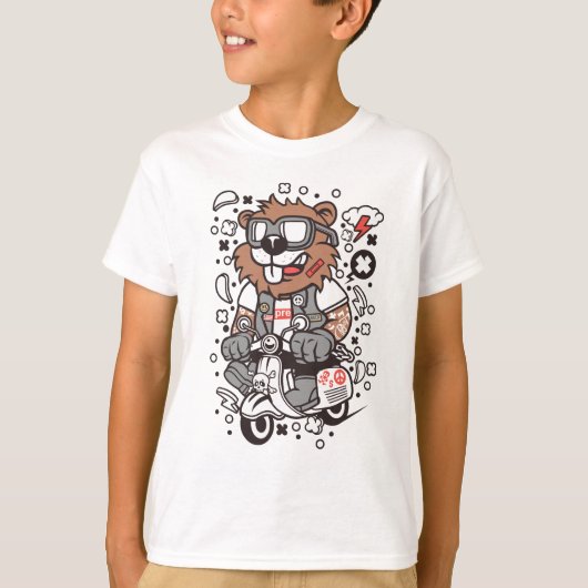 T-shirt écotère castor (Devant)