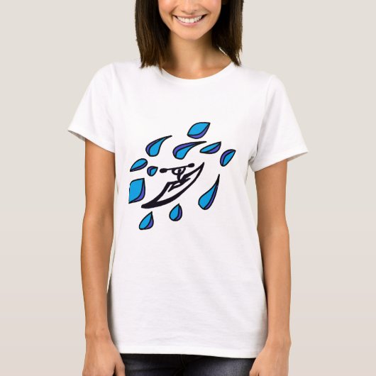 T-shirt Écoulement de kayak (Devant)