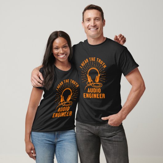 T-shirt Écouter Audio Engineer Casques vocaux Music Tech (Unisexe)